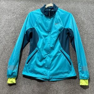 Nike‎ Running Training Jacket Sheild Max Dri-Fit Women Small Full Zip